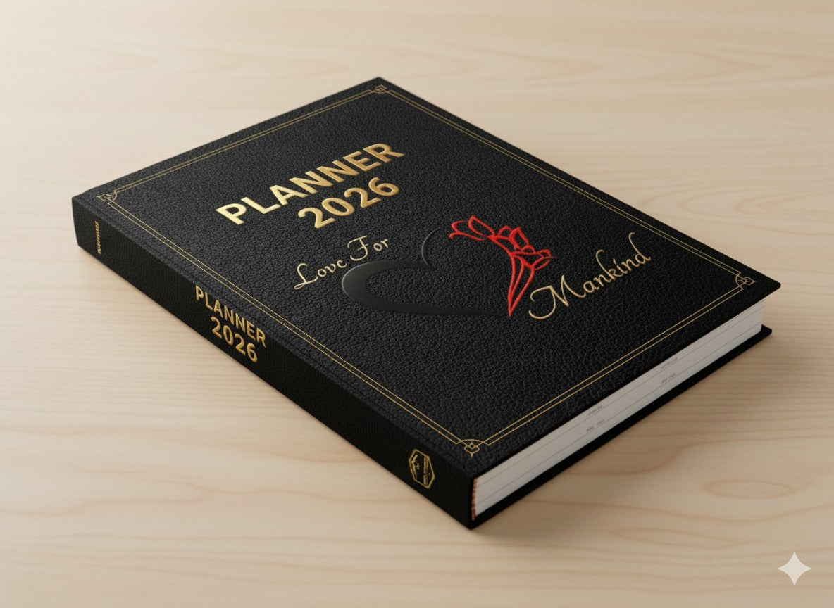 Love For Mankind 2026 Planner (Black)