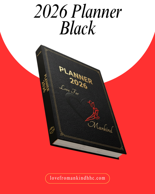 Love For Mankind 2026 Planner (Black)